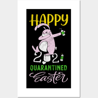 Happy quarantined easter Posters and Art